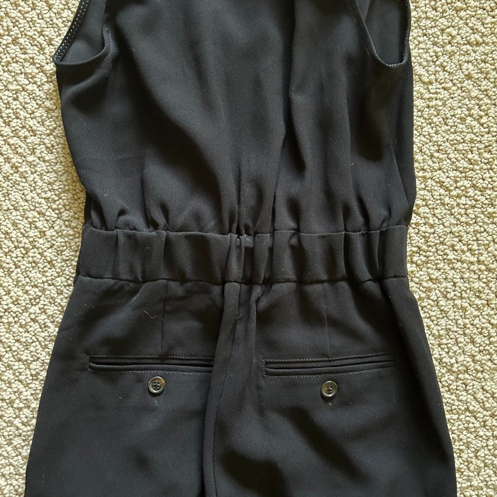 Anthropologie Cartonnier Classic Black Jumpsuit Size 0 - Picture 6 of 7